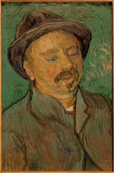 片目の男の肖像 作： Vincent van Gogh