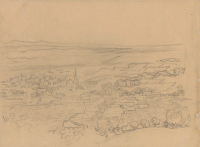村の鳥瞰図 作： Vincent van Gogh