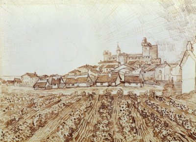 サントマリーのビュー 作： Vincent van Gogh
