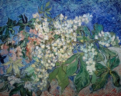 開花栗の枝 作： Vincent van Gogh