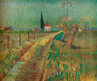 野原のコテージ、c1890 作： Vincent van Gogh