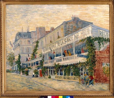 アニエールのDas Restaurant de laSirène 作： Vincent van Gogh