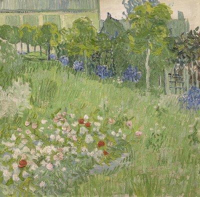 ドービニーの庭。 1890 作： Vincent van Gogh