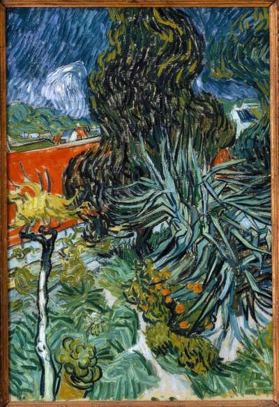 オーヴェールのガシェ博士の庭 作： Vincent van Gogh