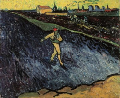 種まき 作： Vincent van Gogh