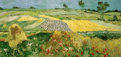 オーヴェルス平原 作： Vincent van Gogh
