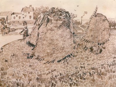 わらの山 作： Vincent van Gogh