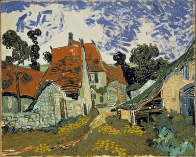 オーヴェルのドルフシュトラーセ 作： Vincent van Gogh