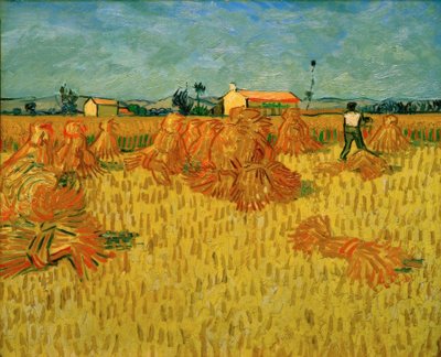 プロヴァンスの収穫 作： Vincent van Gogh