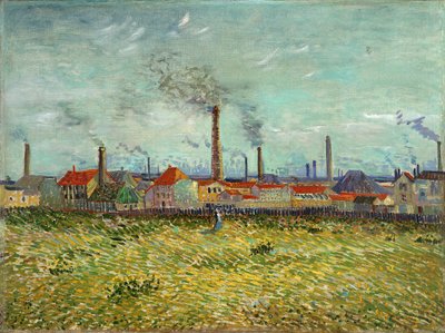 クリシーの工場 作： Vincent van Gogh