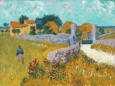 プロヴァンスの農家、1888年。 作： Vincent van Gogh