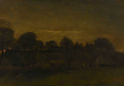 たそがれの農村 作： Vincent van Gogh