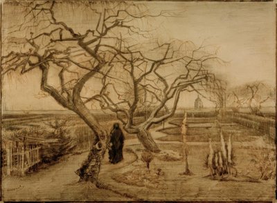 冬の庭 作： Vincent van Gogh