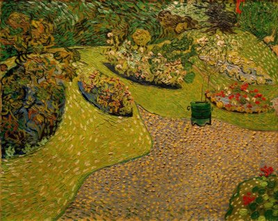 オーヴェルの庭園 作： Vincent van Gogh