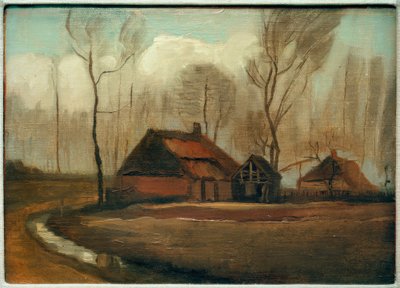 雨上がりのホームステッド 作： Vincent van Gogh