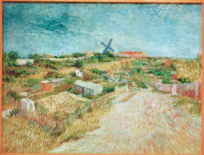 ビュートモンマルトルの野菜畑 作： Vincent van Gogh