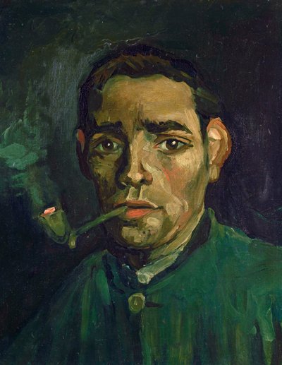 男の頭、1884-5 作： Vincent van Gogh