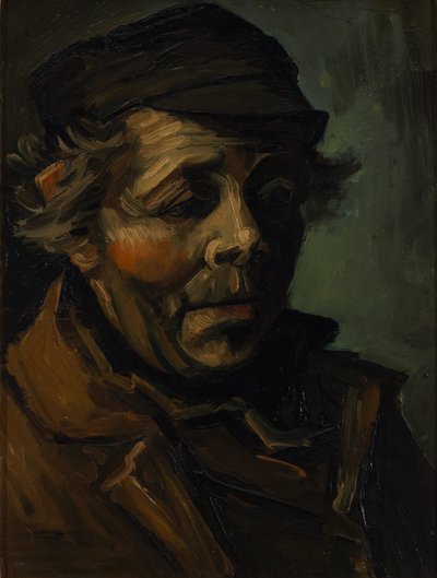 農民の頭、1884 作： Vincent van Gogh