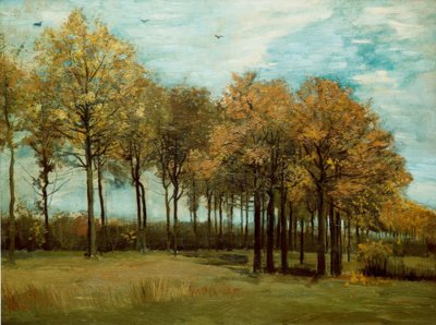 秋の風景 作： Vincent van Gogh
