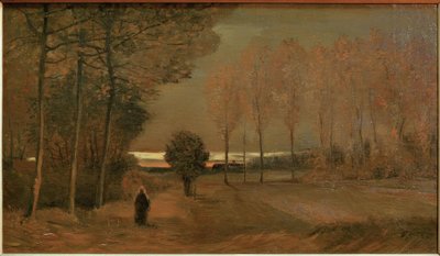 夕方の秋の風景 作： Vincent van Gogh