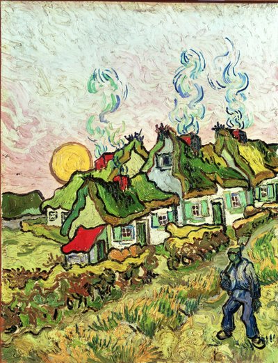 家と姿 作： Vincent van Gogh
