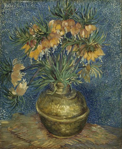 銅製の花瓶の帝国フリティラ、1887年 作： Vincent van Gogh