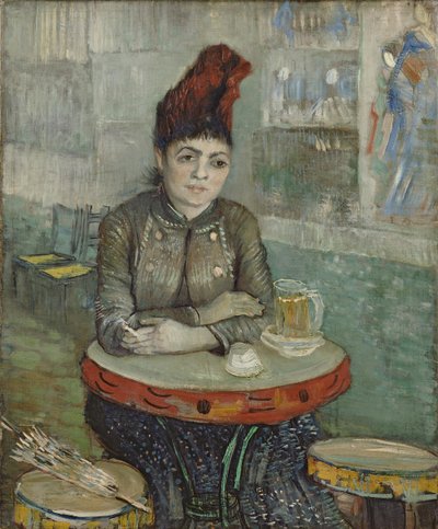 カフェで。ルタンバリンのアゴスティーナセガトーリ、1887-1888年 作： Vincent van Gogh