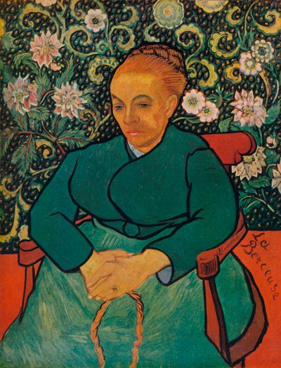 マダム・ルーリンの子守唄の肖像、1889 作： Vincent van Gogh