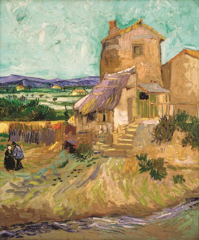 ラクローの家オールドミル、1888年。 作： Vincent van Gogh