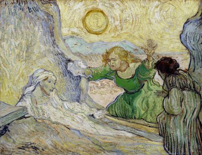 ""The Raising of Lazarus"" (The Raising of Lazarus (after Rembrandt)) フィンセント・ファン・ゴッホ (1853-1890) レンブラント後の絵画 作： Vincent van Gogh