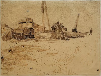 鉄道倉庫 作： Vincent van Gogh