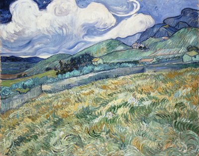 サンレミの風景 作： Vincent van Gogh
