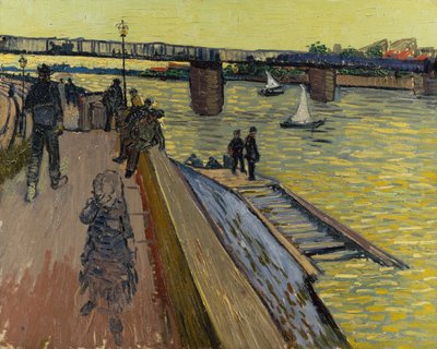 アルルのトリンクタイユ橋 作： Vincent van Gogh