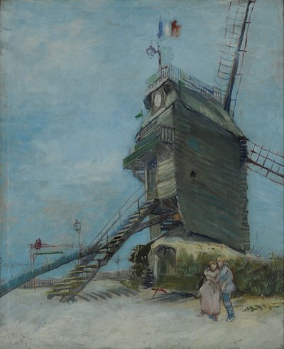 ムーラン・ド・ラ・ガレット、モンマルトル、パリ、1​​886～87年頃（キャンバスに油彩） 作： Vincent van Gogh