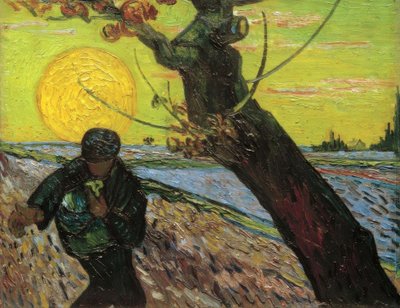 種まき 作： Vincent van Gogh