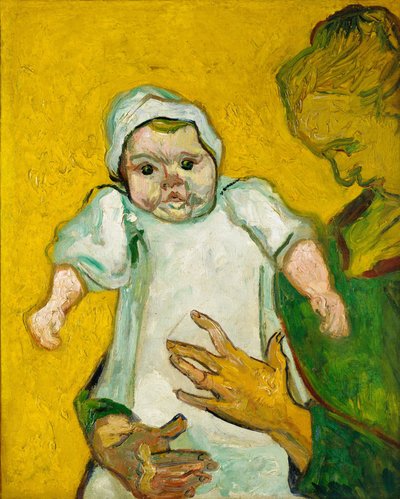 マダムルーリンと彼女の赤ちゃん、1888年11月 作： Vincent van Gogh