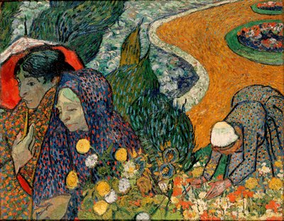 エッテンの庭の記憶 (アルルの貴婦人たち) 作： Vincent van Gogh