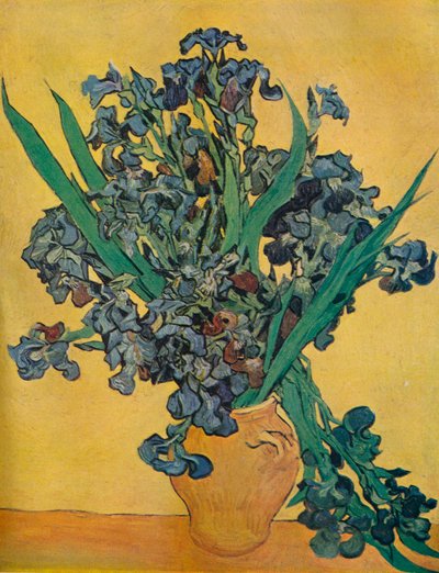静物：アイリス、1890 作： Vincent van Gogh