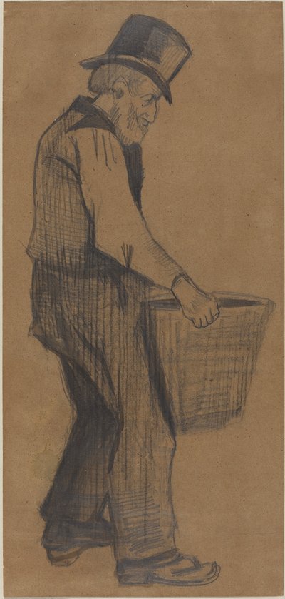 バケツを運ぶ老人 作： Vincent van Gogh