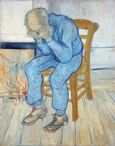 悲しみの老人（永遠の敷居について）1890 作： Vincent van Gogh