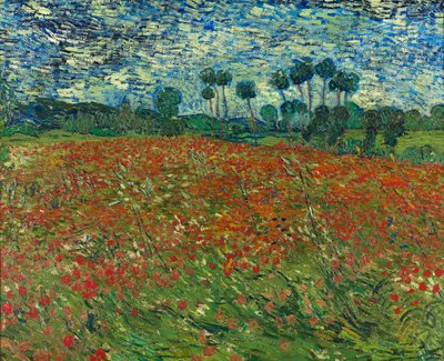 ケシ畑 作： Vincent van Gogh
