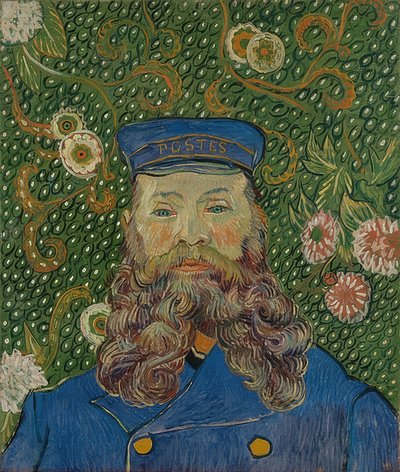 ジョセフ・ルーリンの肖像。 1889 作： Vincent van Gogh