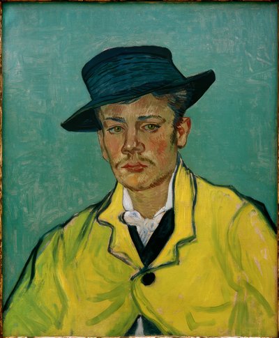 アルマン・ルーランの肖像（Porträt Armand Roulin 作： Vincent van Gogh