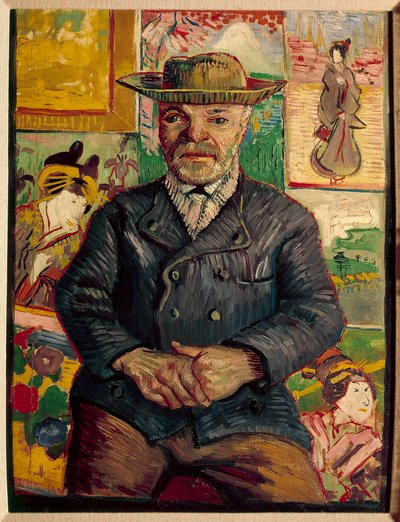 タンギー父の肖像 フィンセント・ファン・ゴッホ（1853-1890）の絵画 19世紀 ニアルコス・コレクション - タンギー父の肖像（ジュリアン・タンギー 作： Vincent van Gogh
