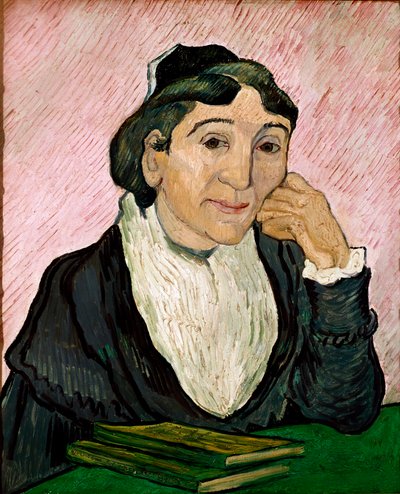マダムジヌーまたはアルルの女の肖像画 作： Vincent van Gogh