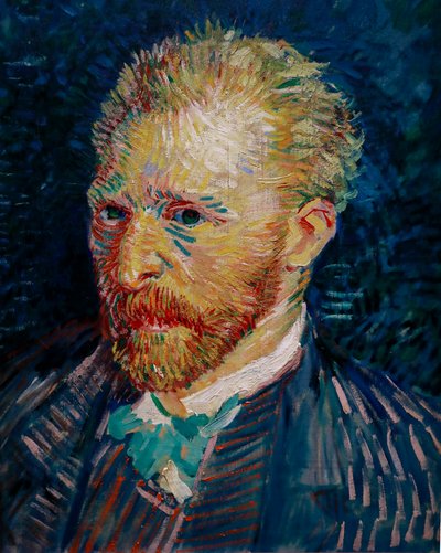 アーティストの肖像 作： Vincent van Gogh