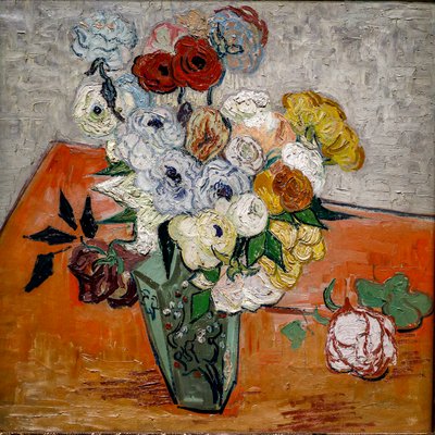 バラと風の花 作： Vincent van Gogh