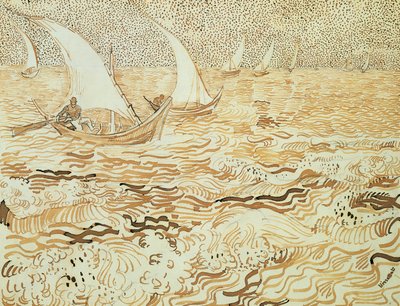 サン＝マリ＝ド＝ラ＝メールの海景 作： Vincent van Gogh