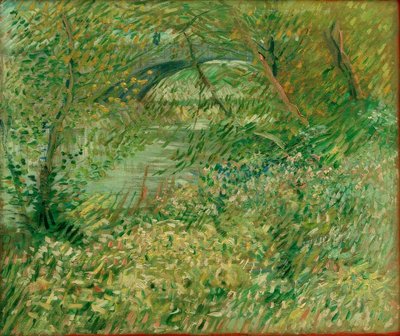 ポンドクリシーのほとりの春 作： Vincent van Gogh