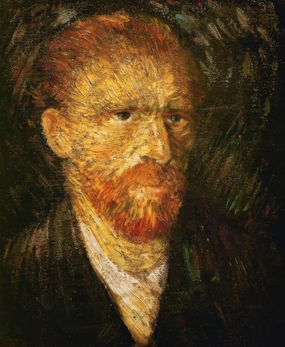 自画像 作： Vincent van Gogh